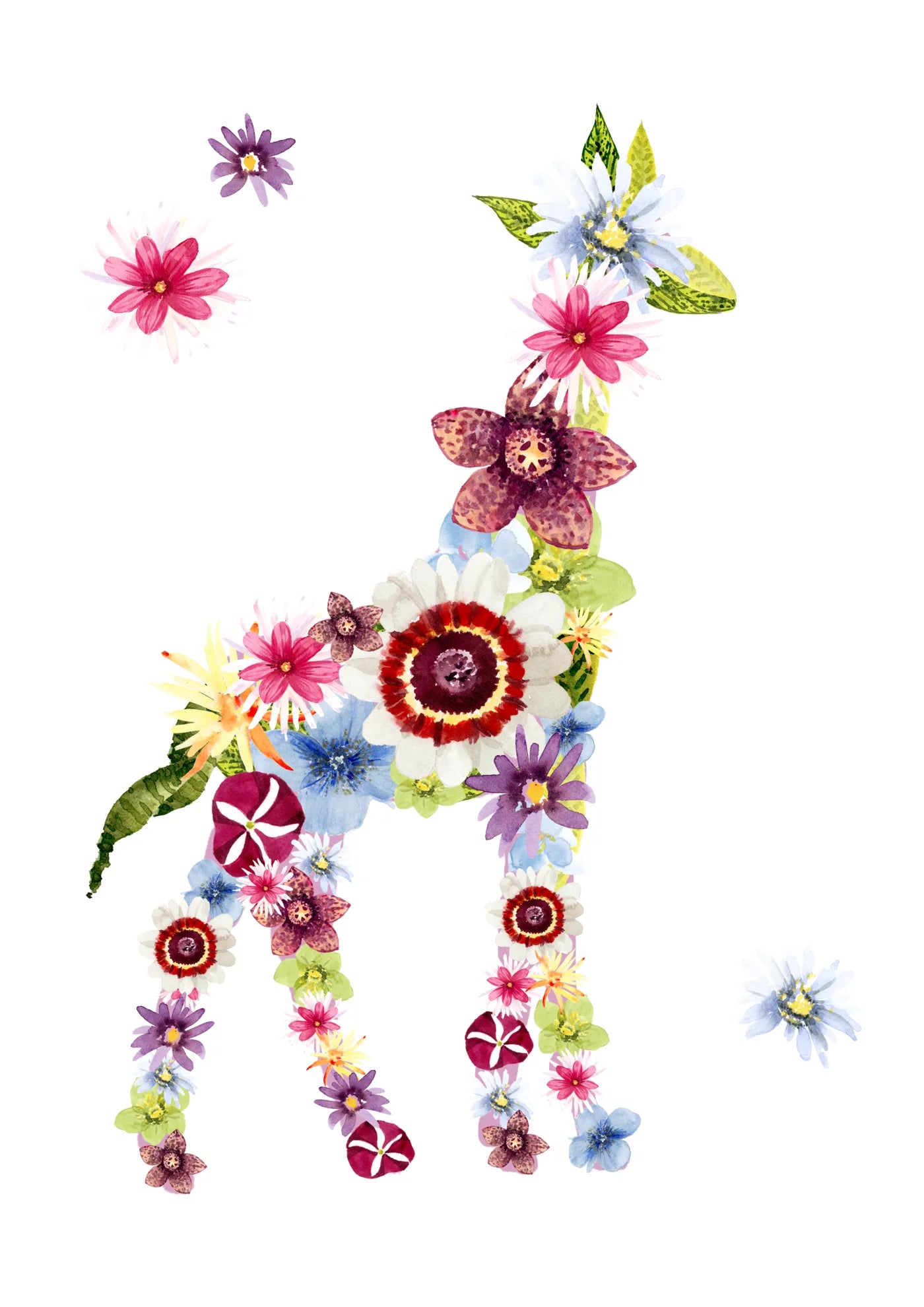 Floral Giraffe